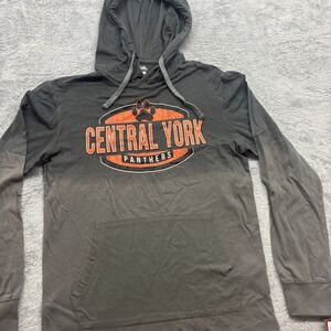 Central York High School Panthers PA Hoodie Size Small Gray Lightweight
